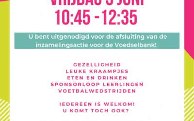 Actie: Afsluiting Inzamelingsactie Praktijkonderwijs Roermond